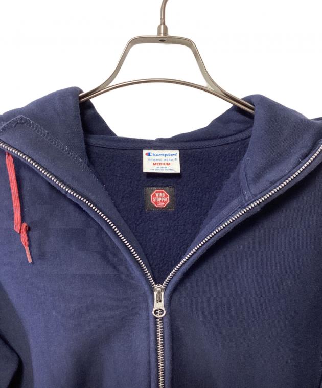 中古・古着通販】Champion (チャンピオン) ジップパーカー ネイビー