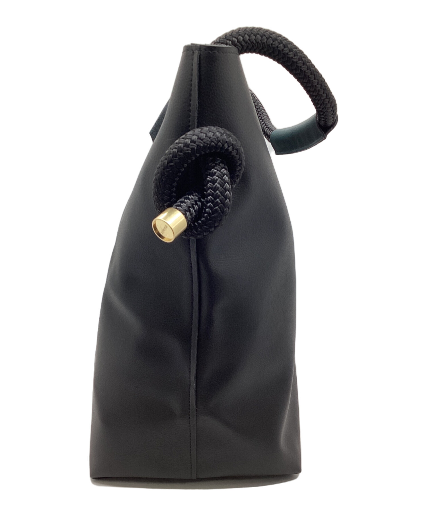中古・古着通販】ZUCCA (ズッカ) YACHT ROPE BAG ブラック×グリーン 