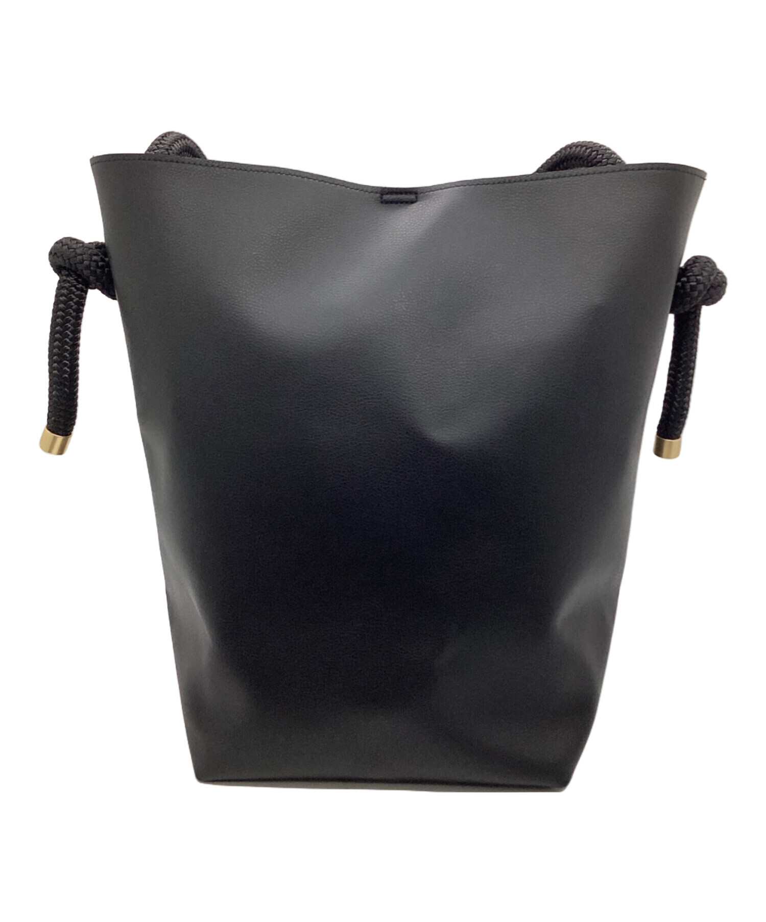 中古・古着通販】ZUCCA (ズッカ) YACHT ROPE BAG ブラック×グリーン 