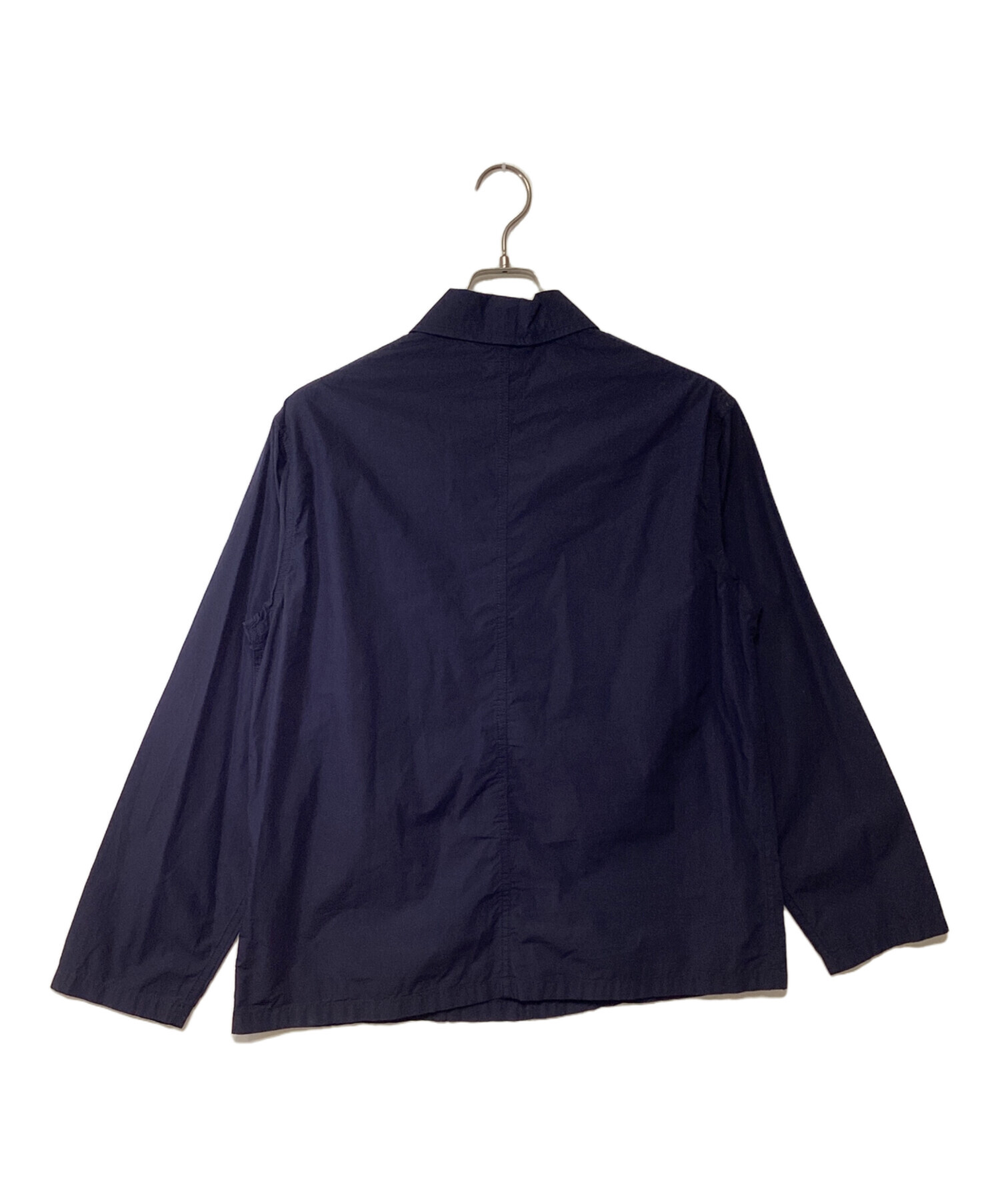 中古・古着通販】DANTON (ダントン) 長袖シャツ ネイビー サイズ:38 未 
