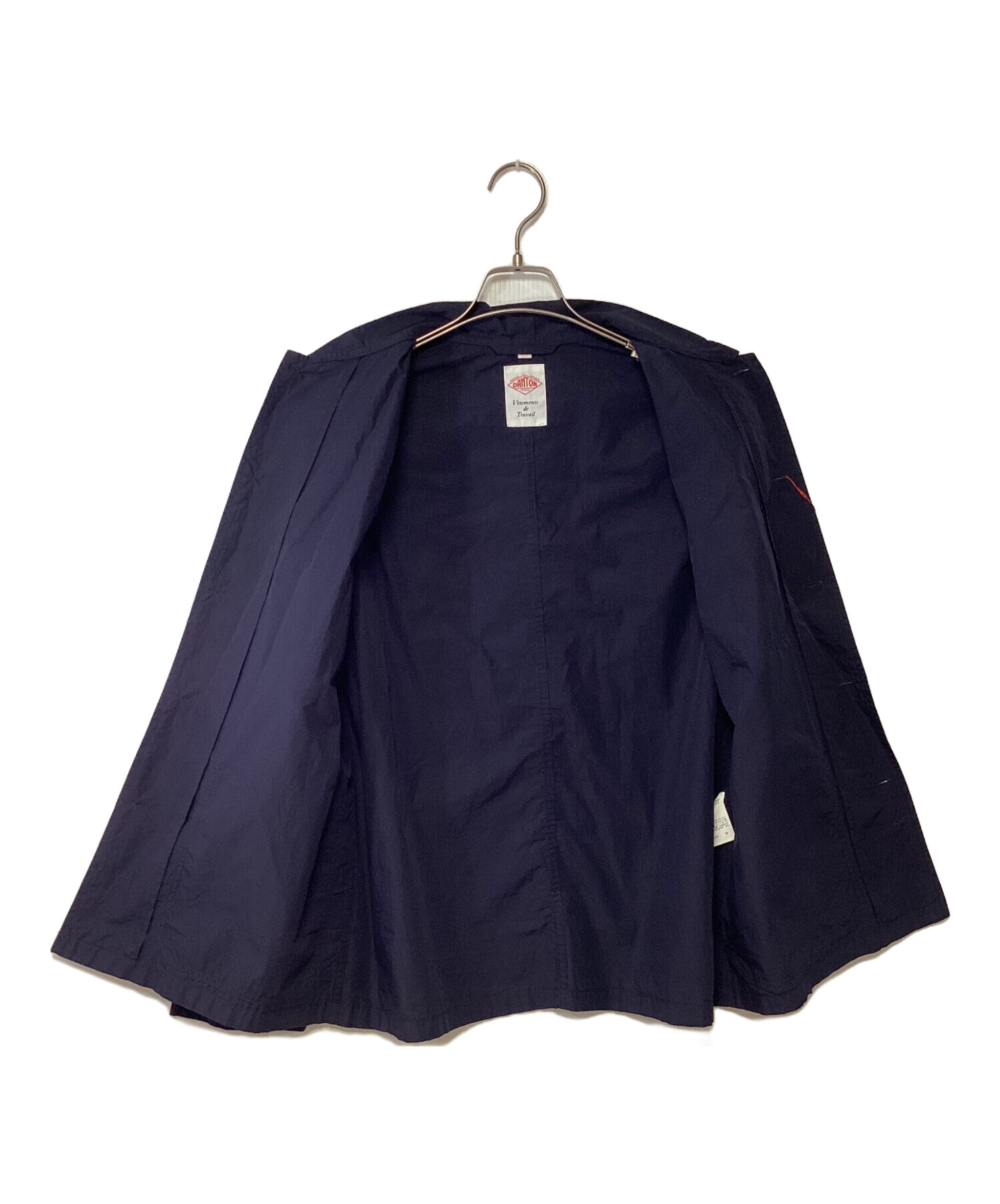 中古・古着通販】DANTON (ダントン) 長袖シャツ ネイビー サイズ:38 未 