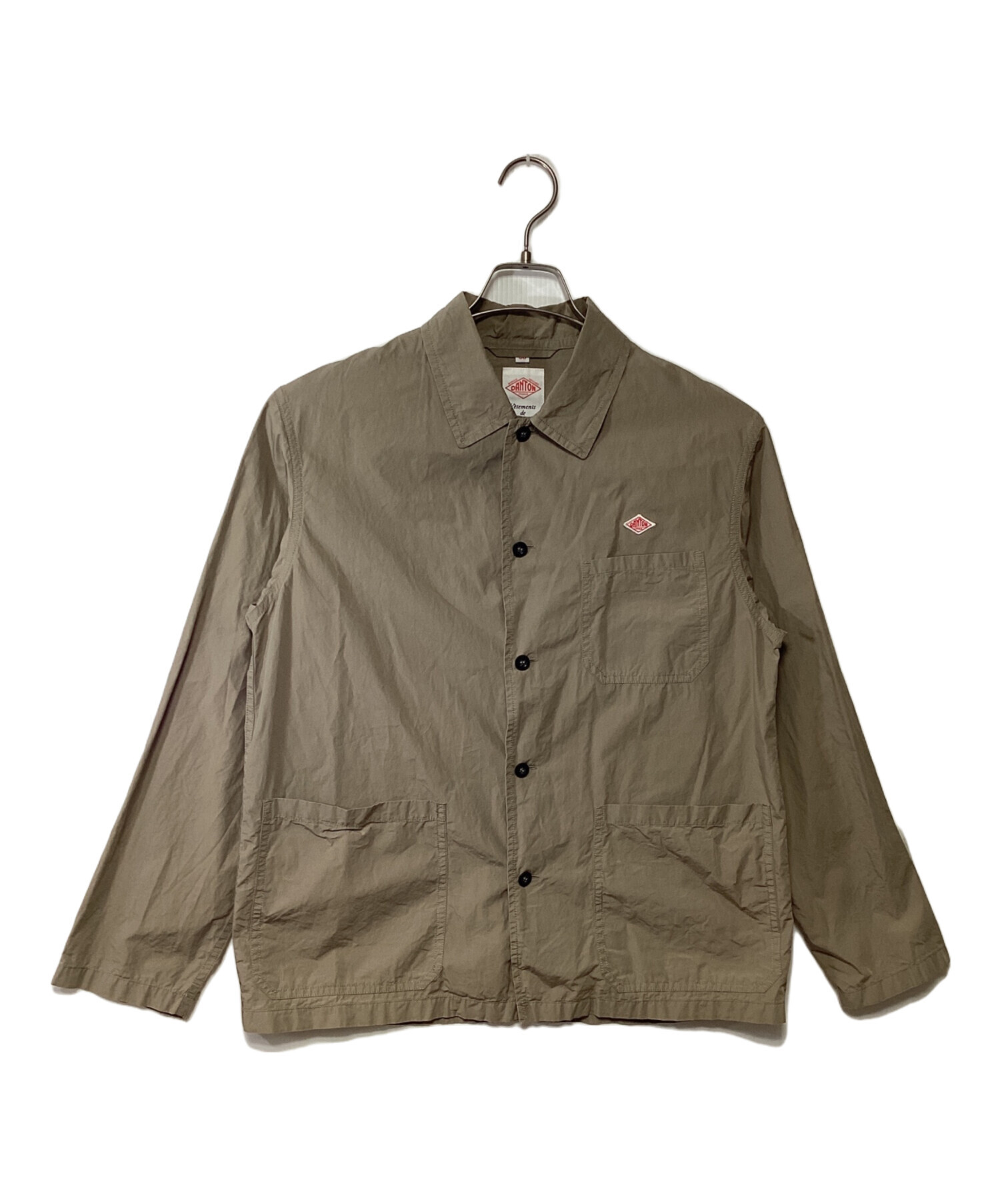 中古・古着通販】DANTON (ダントン) 長袖シャツ ベージュ サイズ:38 