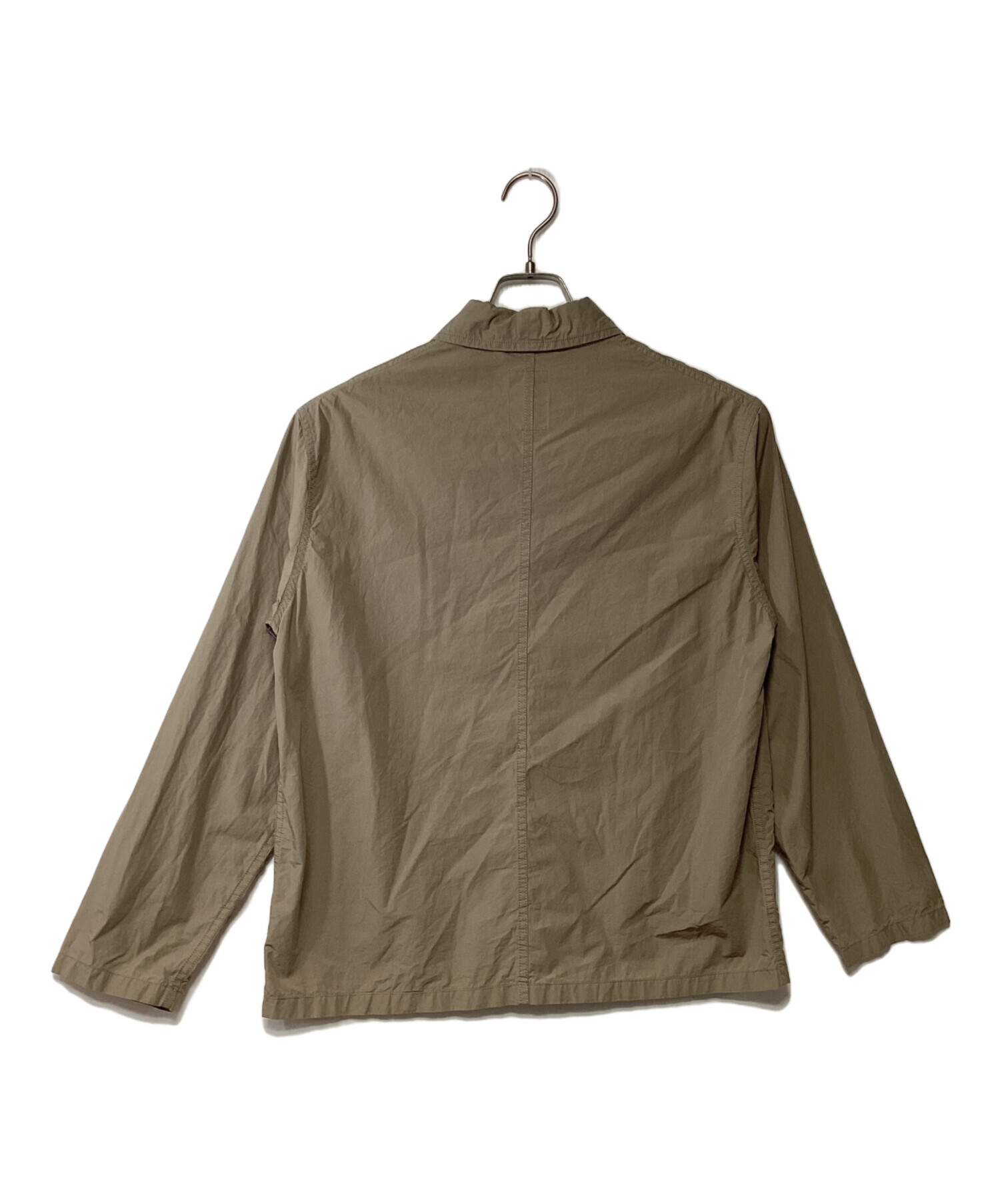 DANTON/ダントンのバンドカラー長袖シャツ 送料無料 グレー 38サイズ