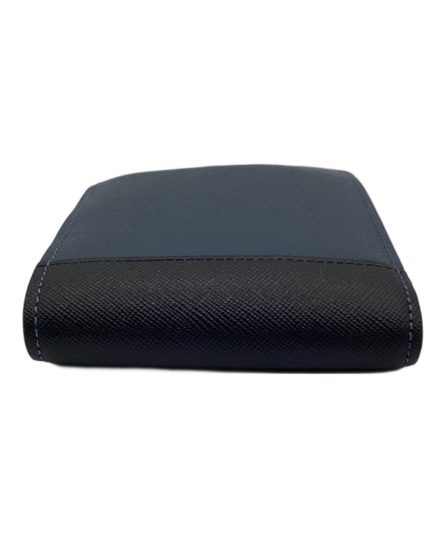 中古・古着通販】MARNI (マルニ) 2つ折り財布 ネイビー×ブラック