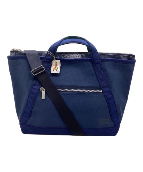 porter 2wayバック【未使用】 中古・古着通販】PORTER (ポーター) 2WAYトートバッグ ネイビー