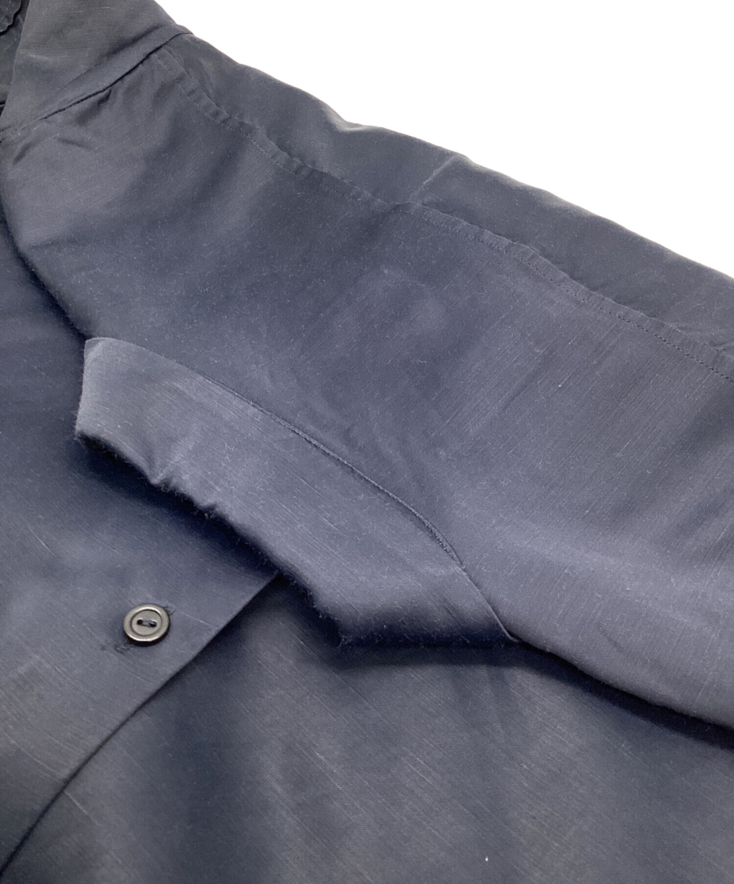 中古・古着通販】JIL SANDER (ジルサンダー) 半袖シャツ ネイビー