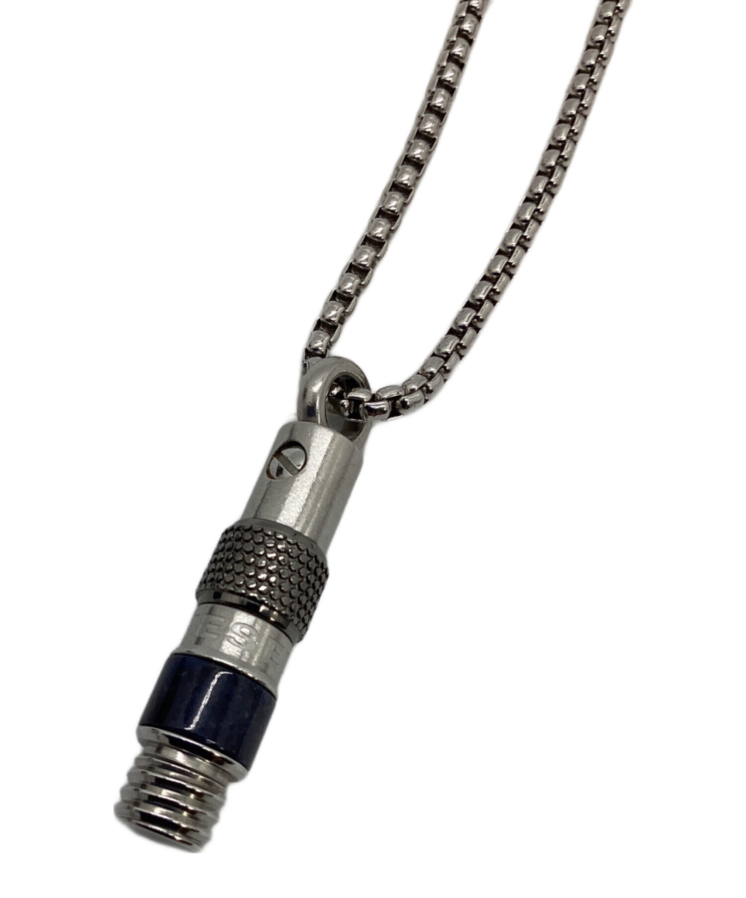 中古・古着通販】DIESEL (ディーゼル) ネックレス シルバーカラー 