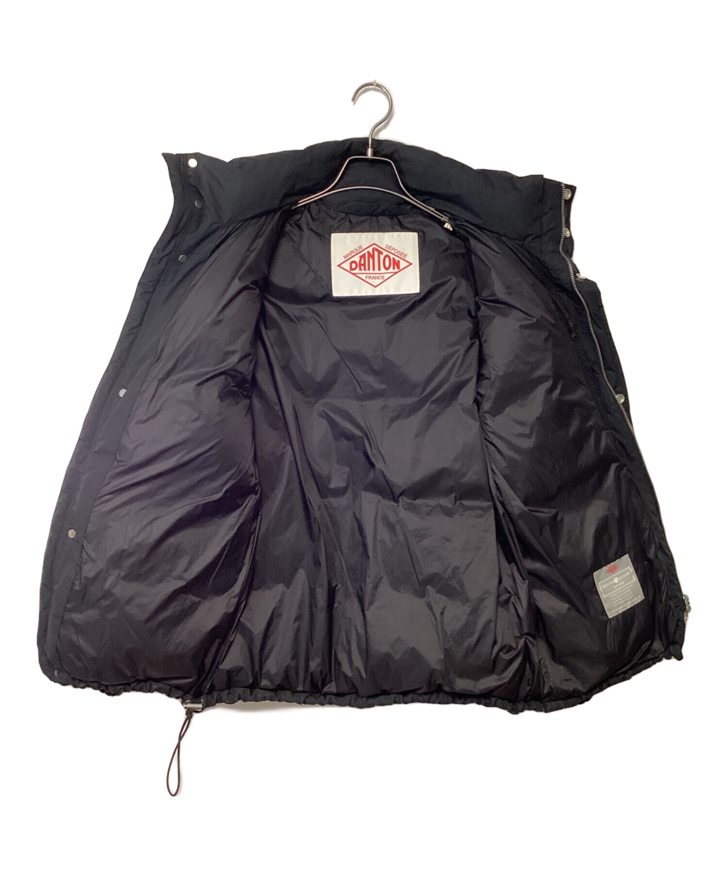 DANTON ブラック ダウンジャケット 40 中古・古着通販】DANTON (ダントン) ダウンジャケット ブラック サイズ