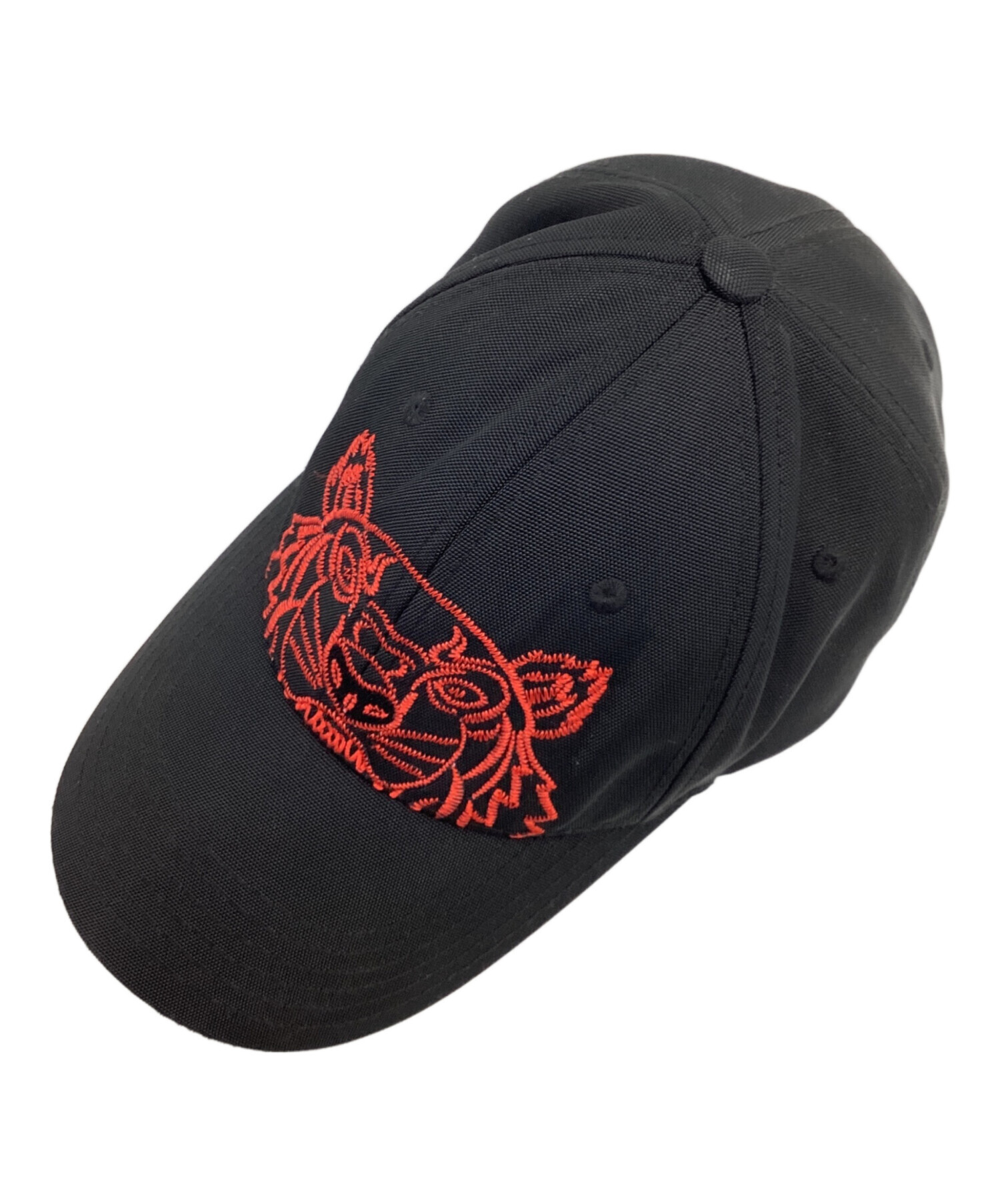 中古・古着通販】KENZO (ケンゾー) キャップ ブラック×レッド