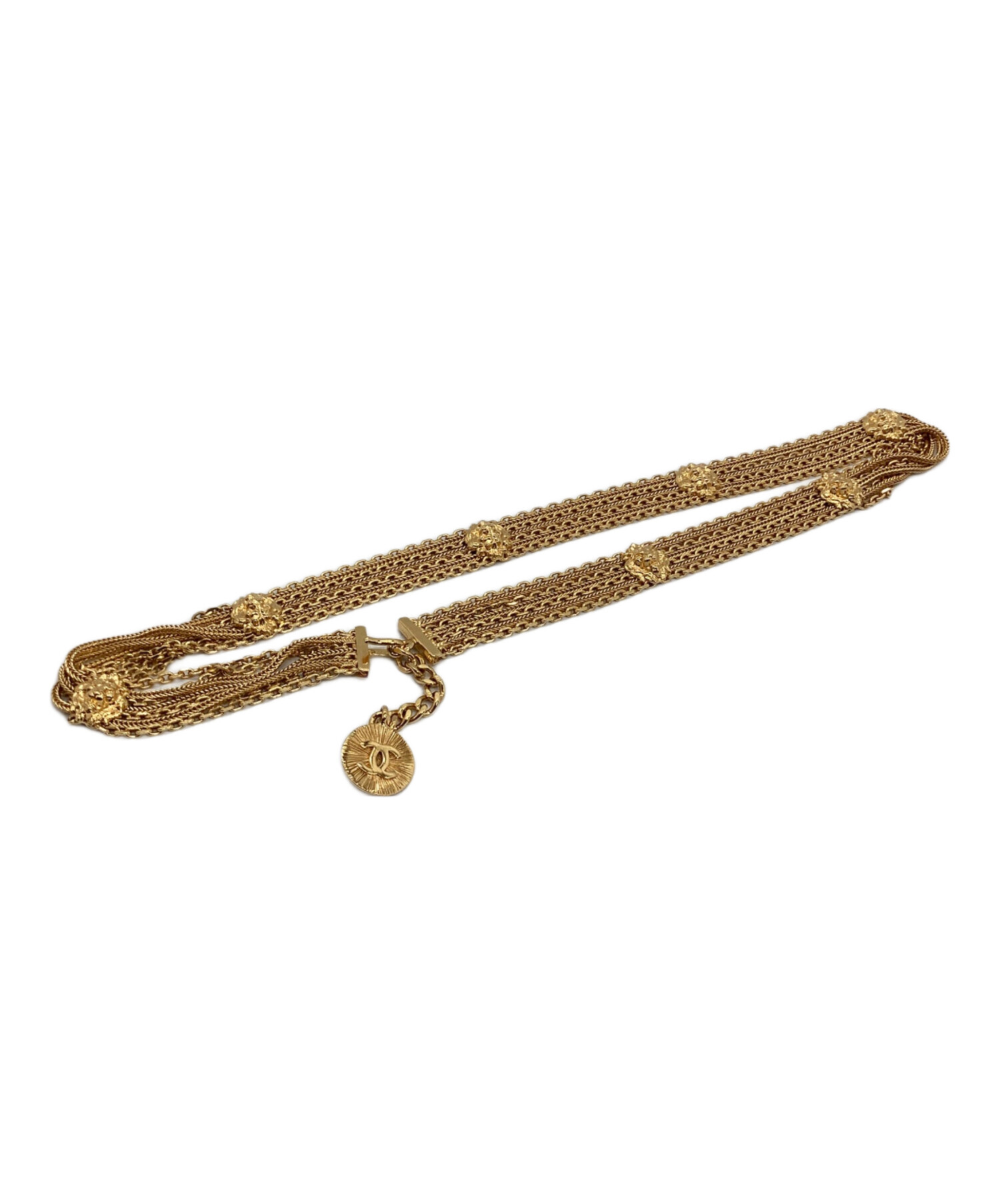 中古・古着通販】CHANEL (シャネル) ココマークチェーンベルト