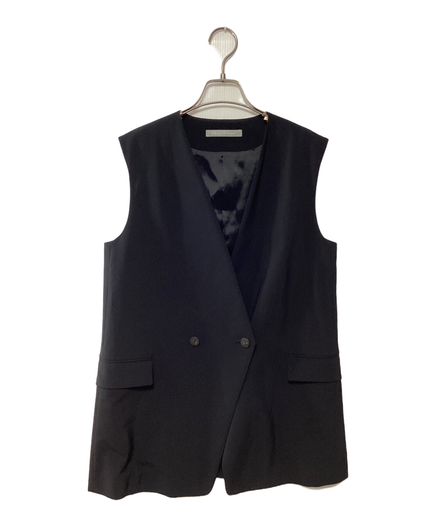 中古・古着通販】theory luxe (セオリーリュクス) ジレ ブラック 