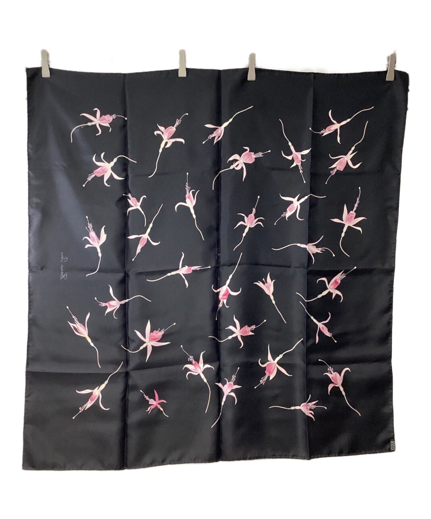 エルメス HERMES スカーフ カレ90 シルク ブラック 大判 【中古】 中古・古着通販】HERMES (エルメス) カレ90 シルクスカーフ