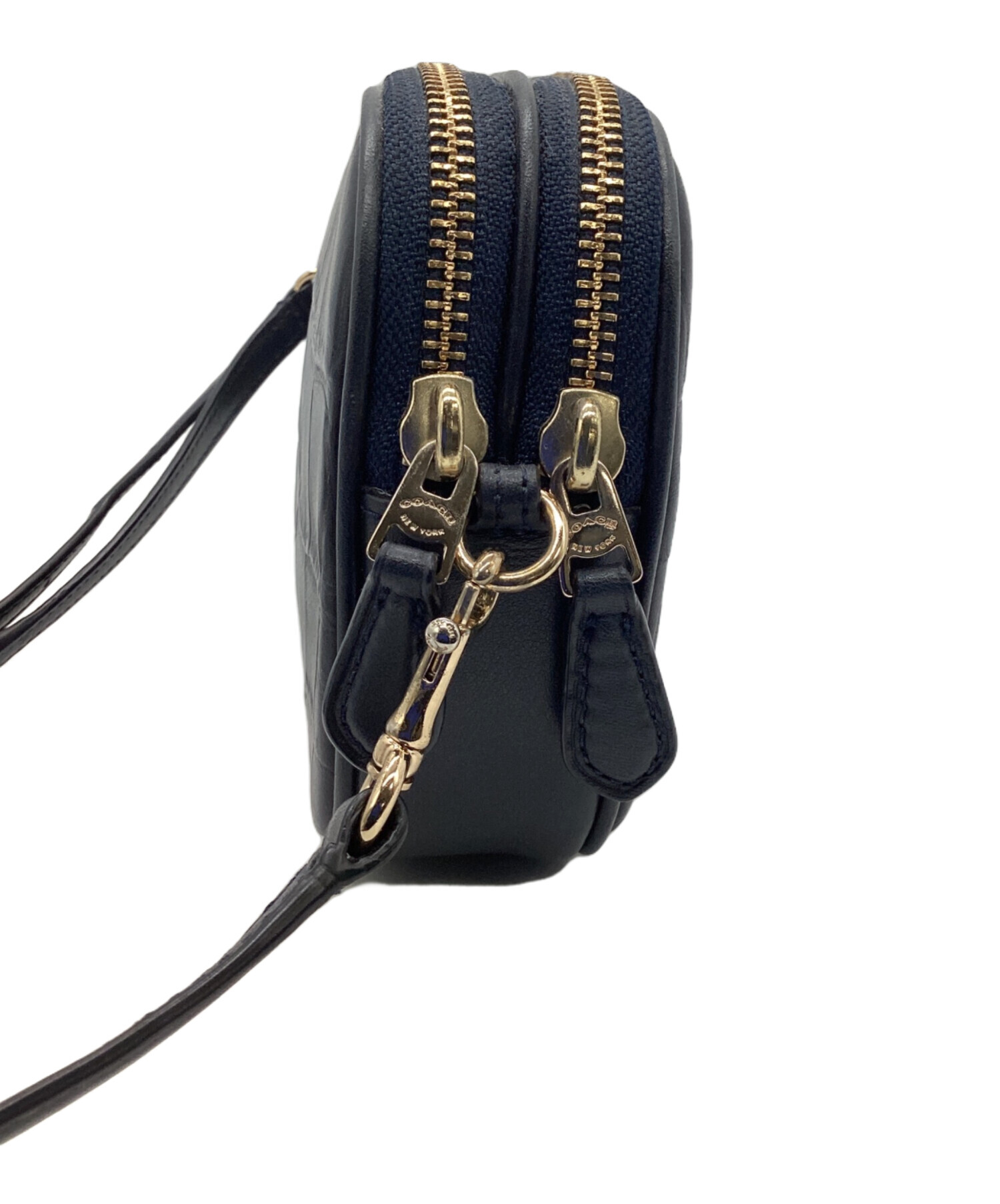 中古・古着通販】COACH (コーチ) ショルダーポーチ ネイビー｜ブランド 