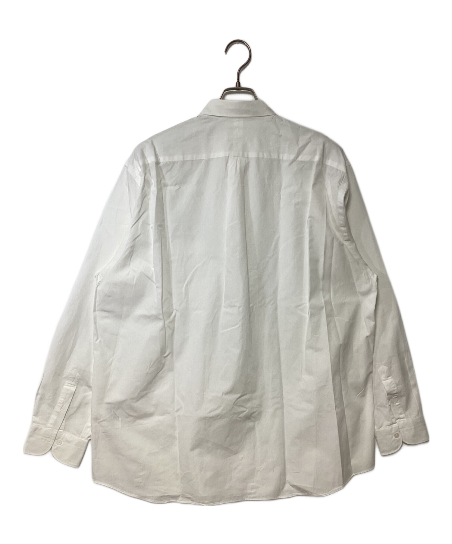 COMOLI ホワイト 長袖シャツ サイズ2（M） COMOLI（コモリ） 長袖