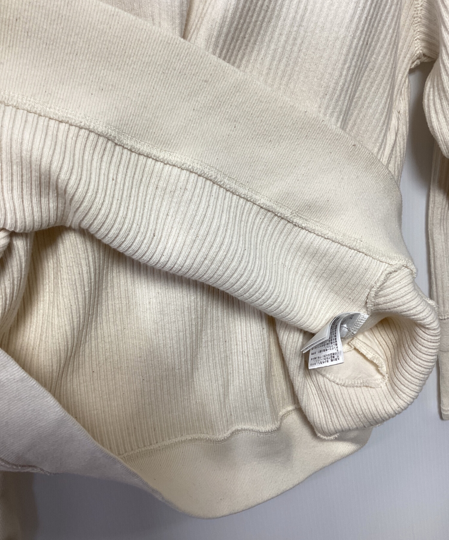 美品 CLANE クラネ ヘビー リブ フーディ 13105-1172 サイズ1 ブラック レディース 古着 中古 USED CLANE（クラネ） 美品 ヘビー リブ フーディ 13105-1172 サイズ1
