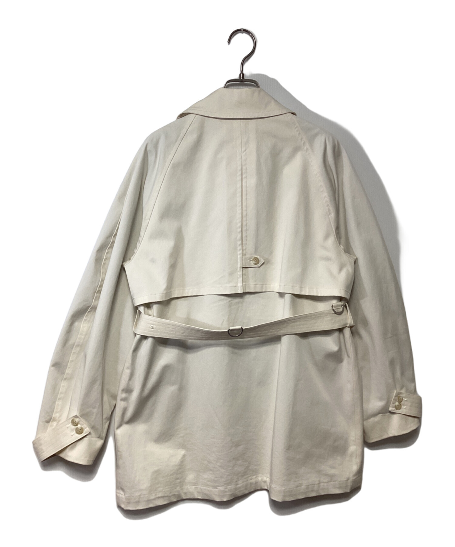 MANTECO CLASSY TRENCH JACKET アメリ　ホワイト Ameri（アメリ）の「MANTECO CLASSY TRENCH JACKET（トレンチ