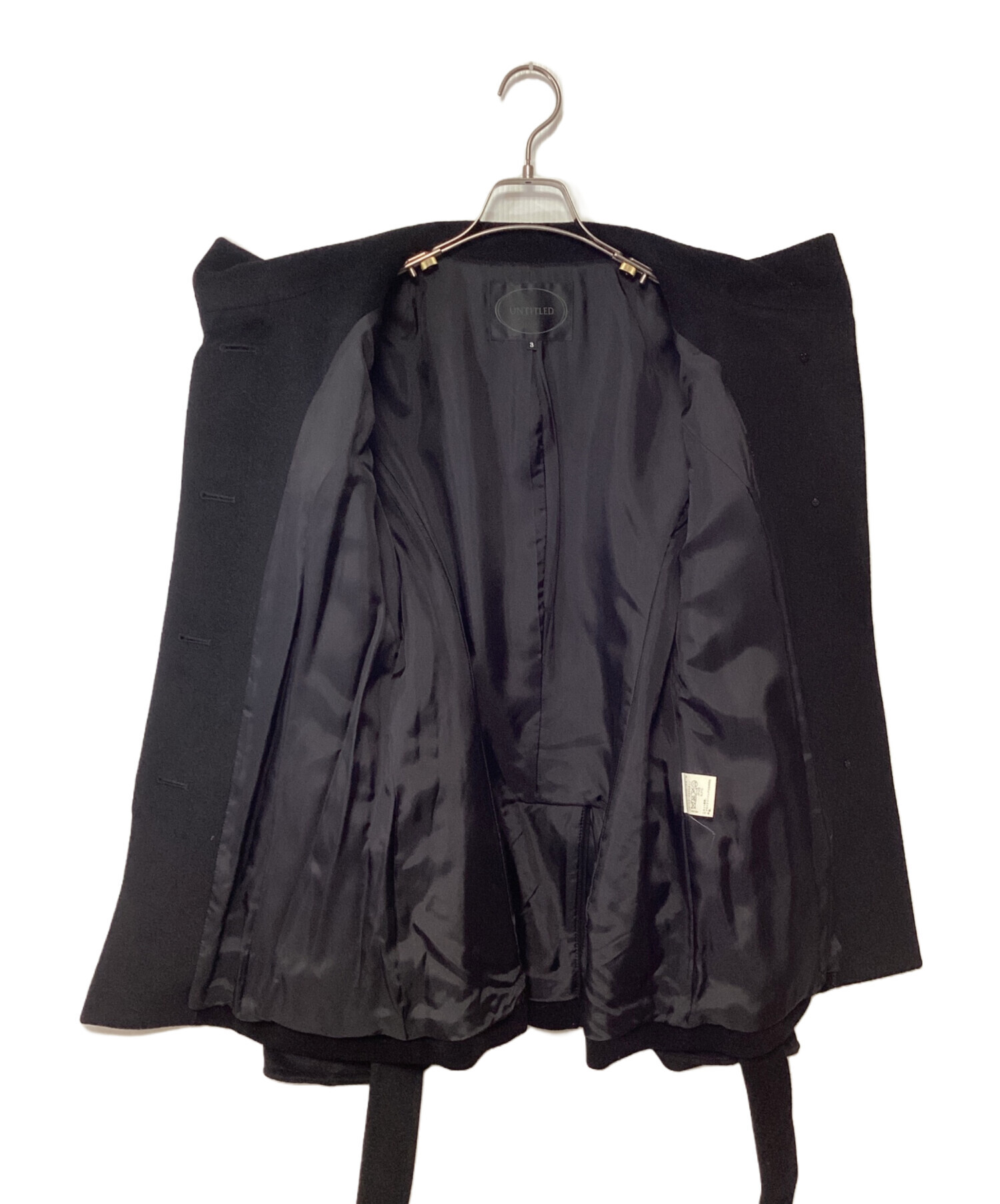 中古・古着通販】UNTITLED (アンタイトル) シャーフビーバーノーカラー