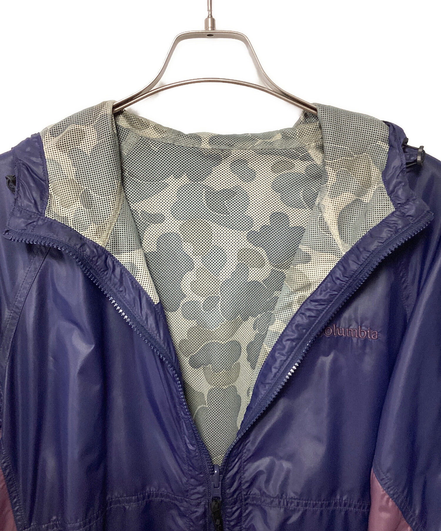 中古・古着通販】Columbia (コロンビア) ナイロンジャケット ネイビー 