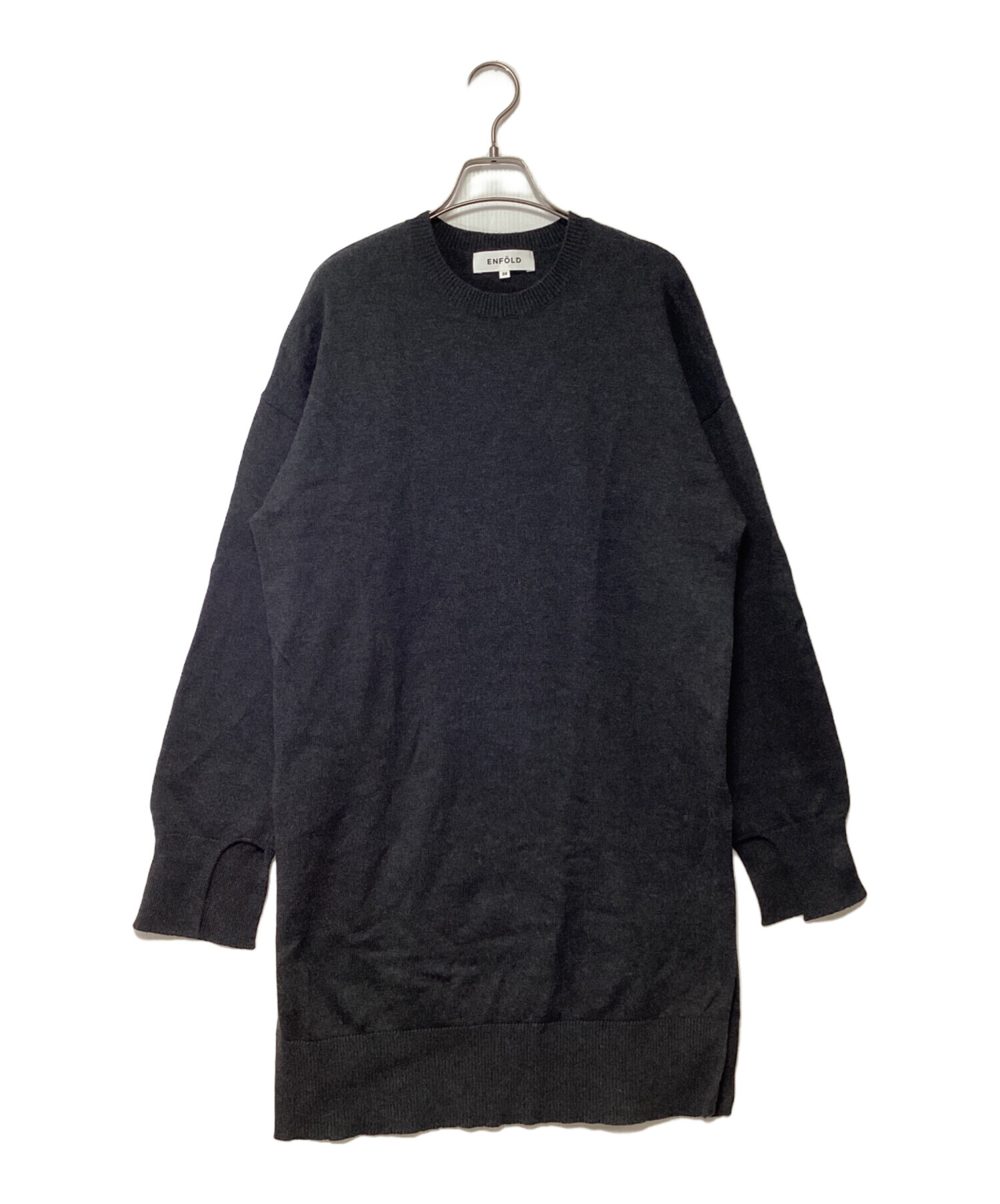 専用【美品】ENFOLD ニットワンピース他計3点 中古・古着通販】ENFOLD (エンフォルド) ニットワンピース ブラック
