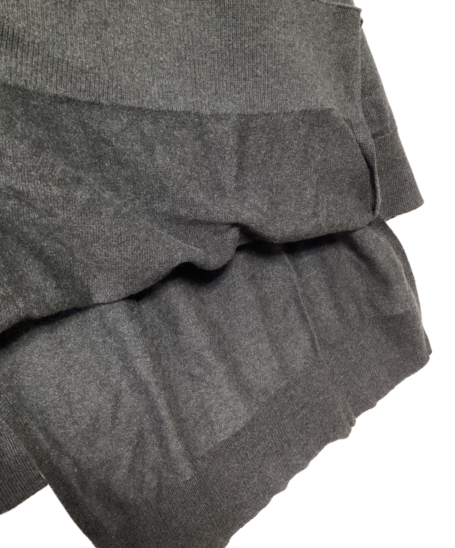 中古・古着通販】ENFOLD (エンフォルド) ニットワンピース ブラック