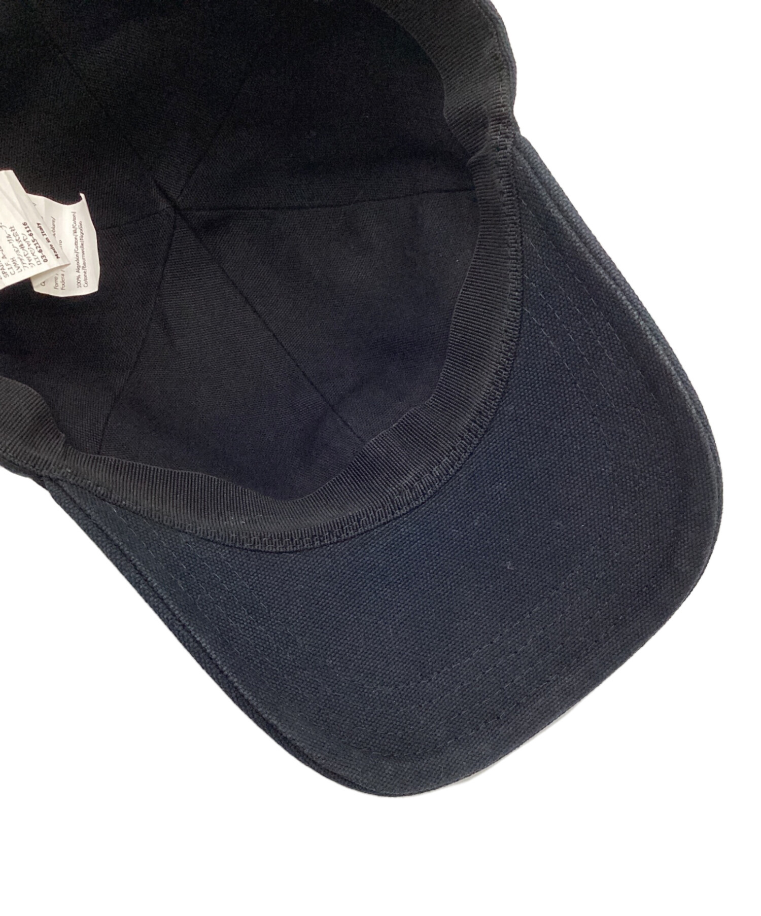 中古・古着通販】LOEWE (ロエベ) アナグラムパッチキャップ ブラック