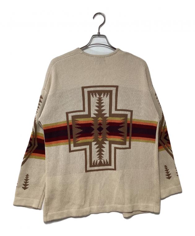 中古・古着通販】PENDLETON (ペンドルトン) 厚手カーディガン ベージュ