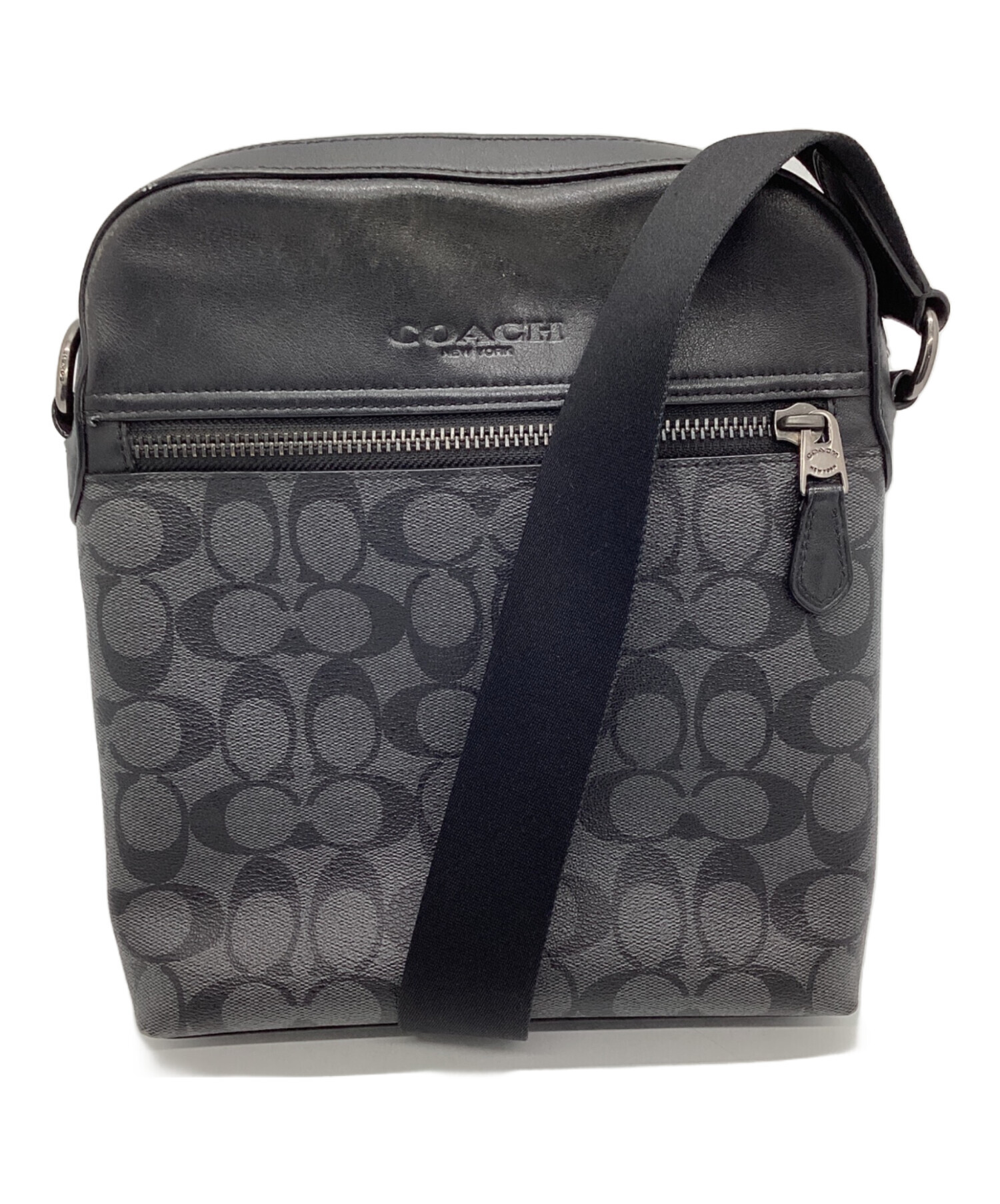 中古・古着通販】COACH (コーチ) ショルダーバッグ ブラック｜ブランド