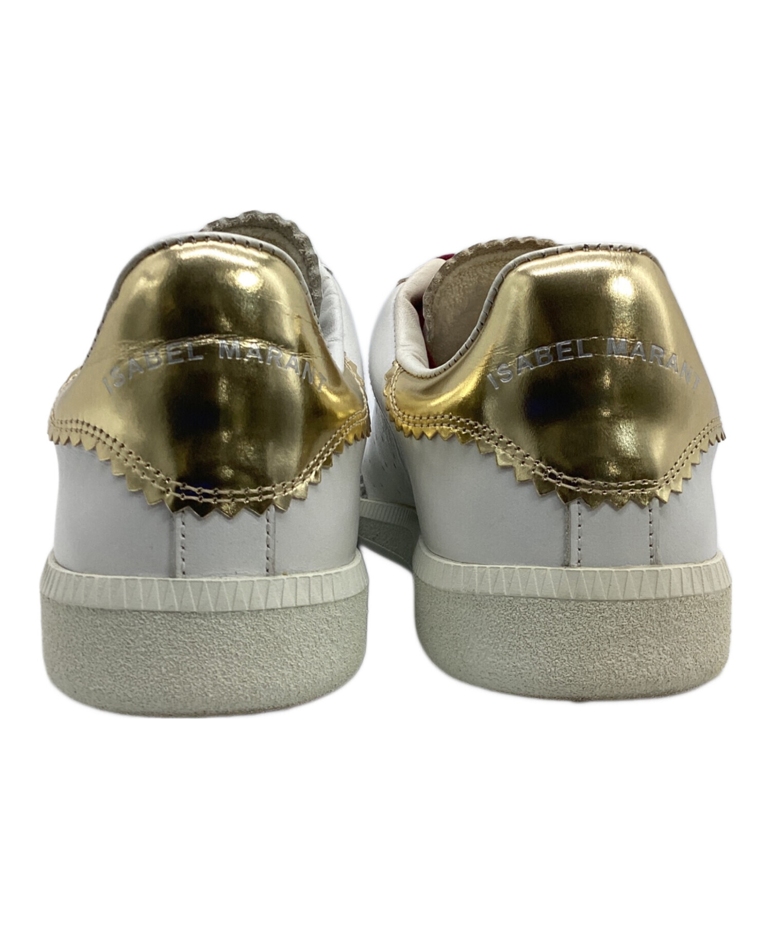 イザベルマラン グレー スエード 内增高マジックテープスニーカー 中古・古着通販】ISABEL MARANT (イザベルマラン) ローカット
