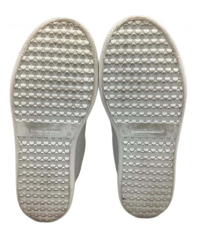 イザベルマラン グレー スエード 内增高マジックテープスニーカー 中古・古着通販】ISABEL MARANT (イザベルマラン) ローカット