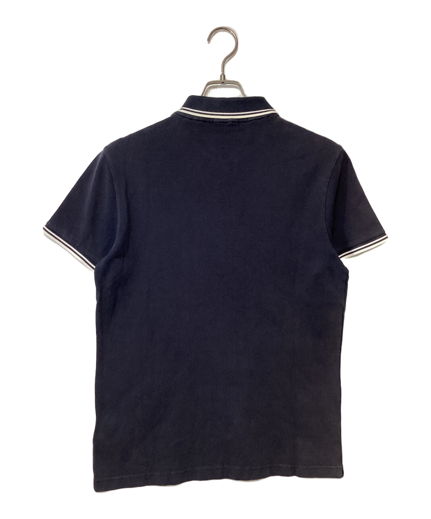 中古・古着通販】MONCLER (モンクレール) ポロシャツ ネイビー サイズ