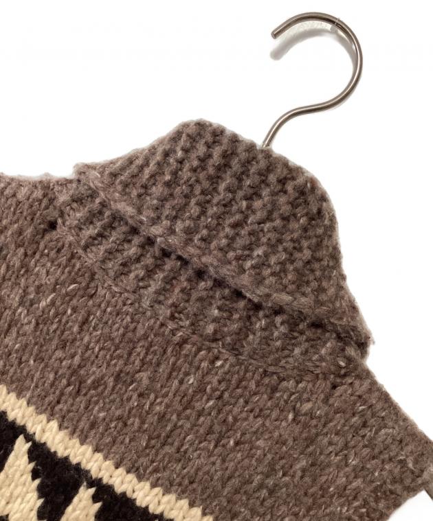 中古・古着通販】KANATA (カナタ) カウチンニットベスト ブラウン