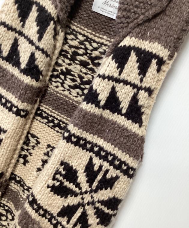 中古・古着通販】KANATA (カナタ) カウチンニットベスト ブラウン