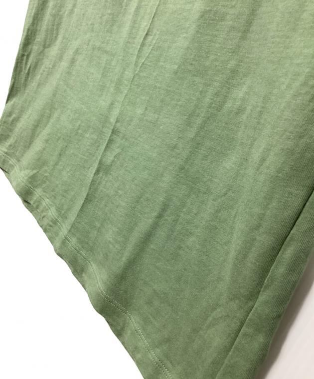 中古・古着通販】LOEWE (ロエベ) アナグラム刺繍Tシャツ グリーン