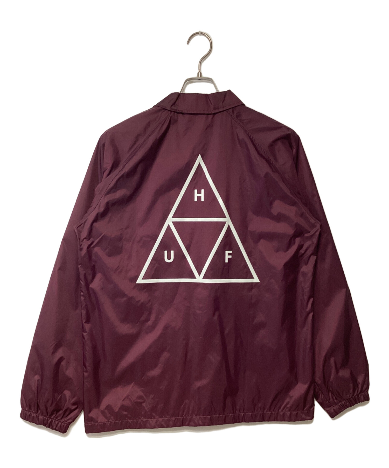【美品】 HUF パープル　ナイロンジャケット Sサイズ 中古・古着通販】HUF (ハフ) コーチジャケット パープル サイズ:S