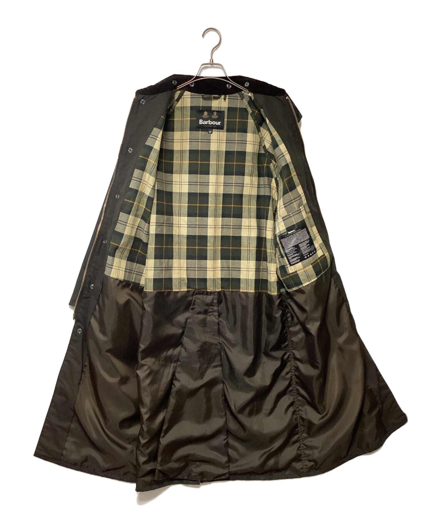 Barbour 希少グリーン　チェック　コート サイズ10 261LWB0930_p_27_LL.jpg