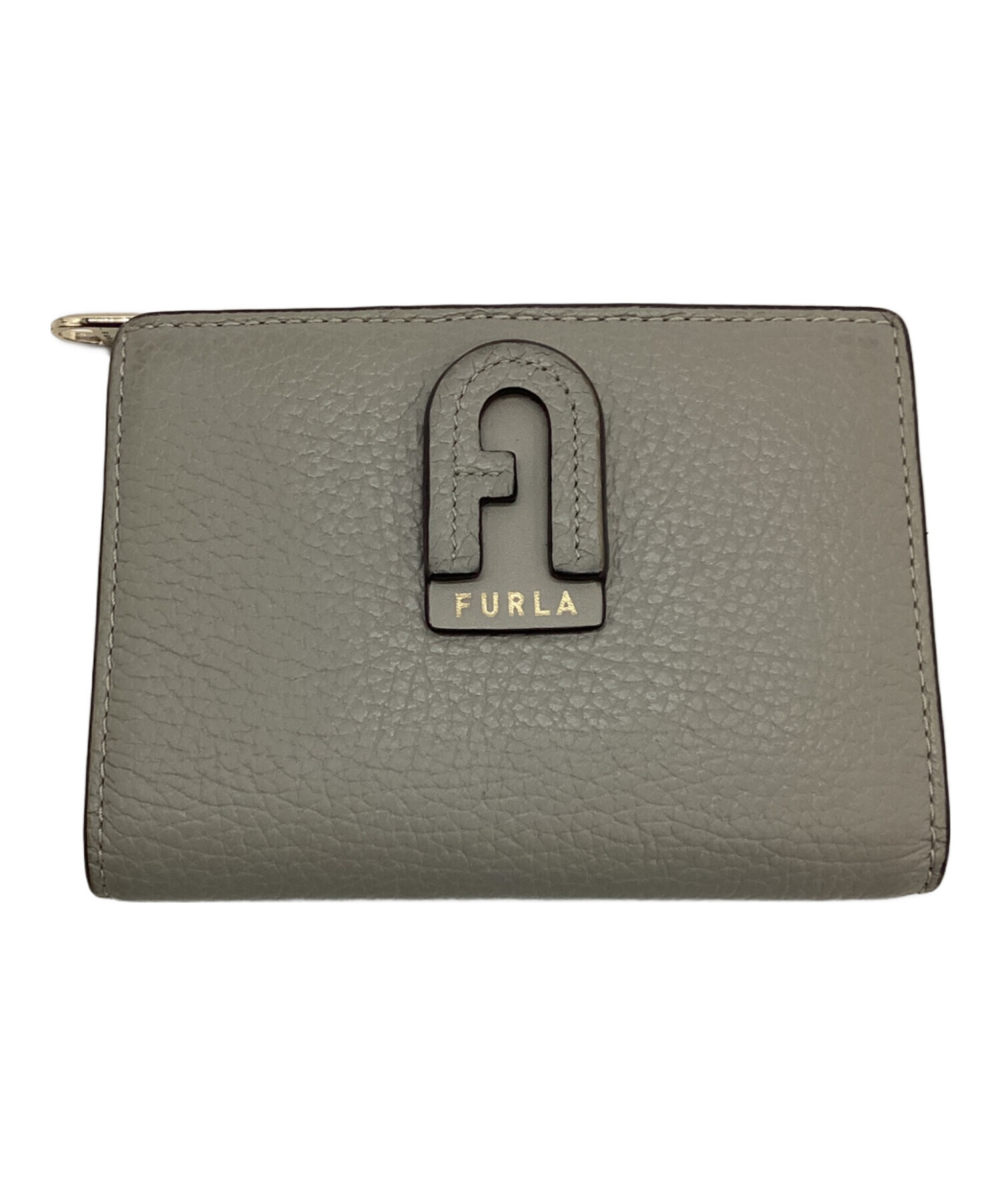 中古・古着通販】FURLA (フルラ) コンパクトウォレット グレー 