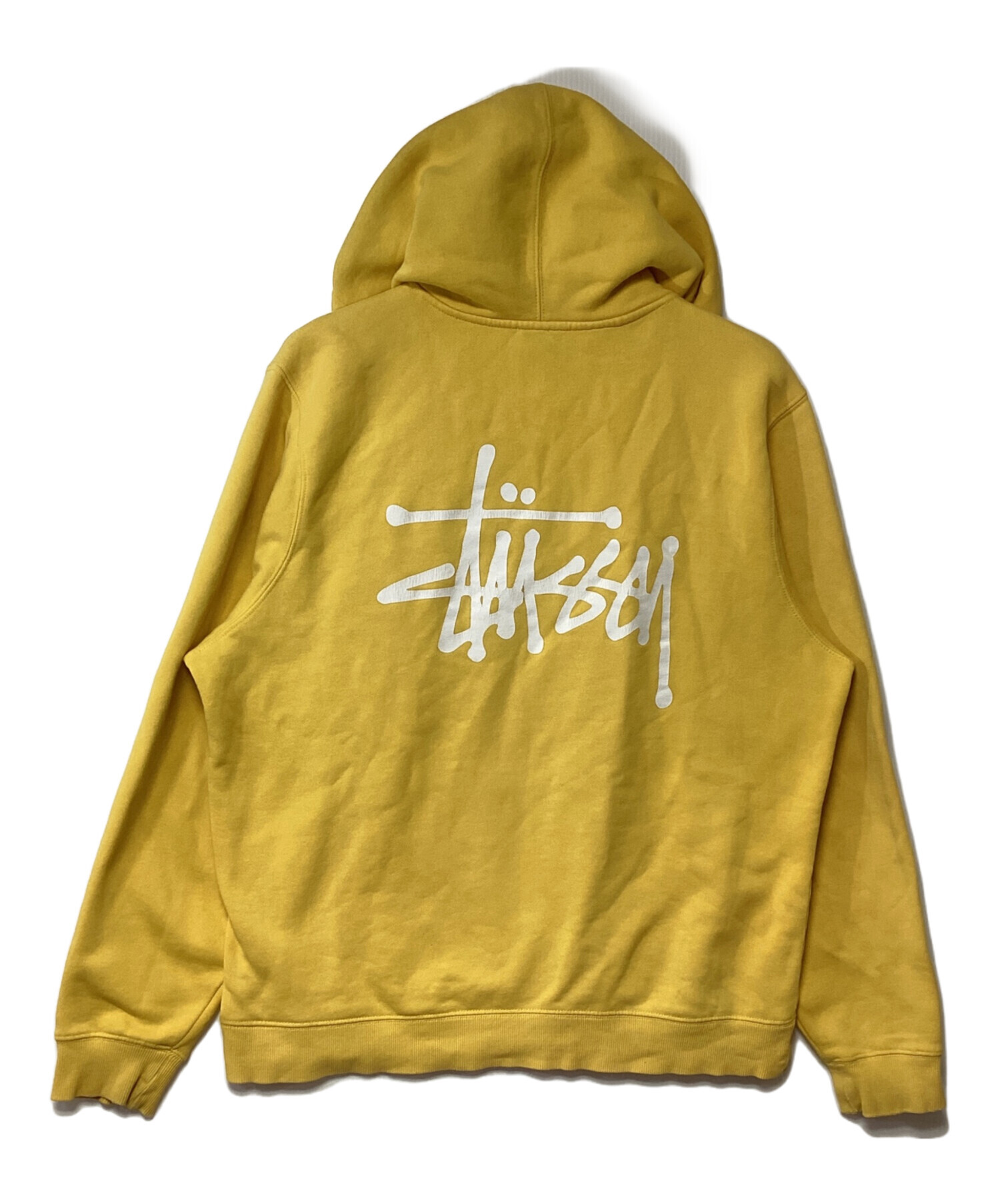 中古・古着通販】stussy (ステューシー) パーカー イエロー サイズ:M