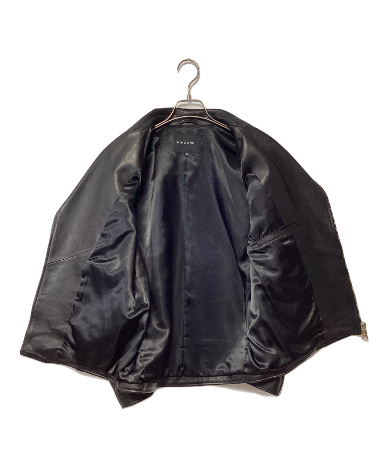 中古・古着通販】niko and (ニコアンド) ダブルライダースジャケット