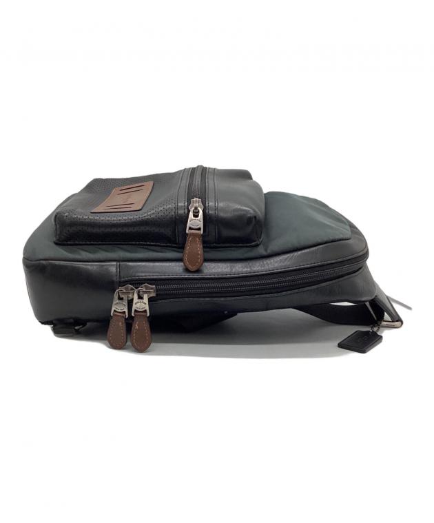 中古・古着通販】COACH (コーチ) ボディーバッグ ブラック×ブラウン