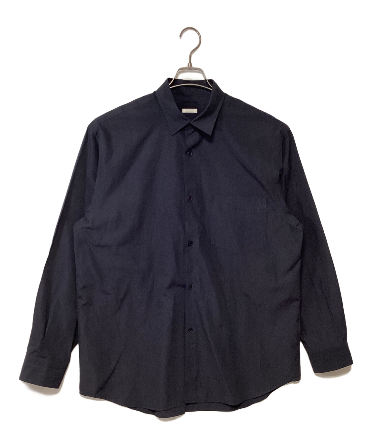 中古・古着通販】COMOLI (コモリ) 長袖シャツ ネイビー サイズ:3