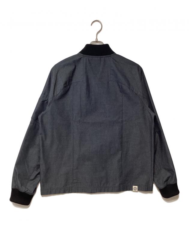 中古・古着通販】NIKE (ナイキ) ウーブンボンバージャケット グレー
