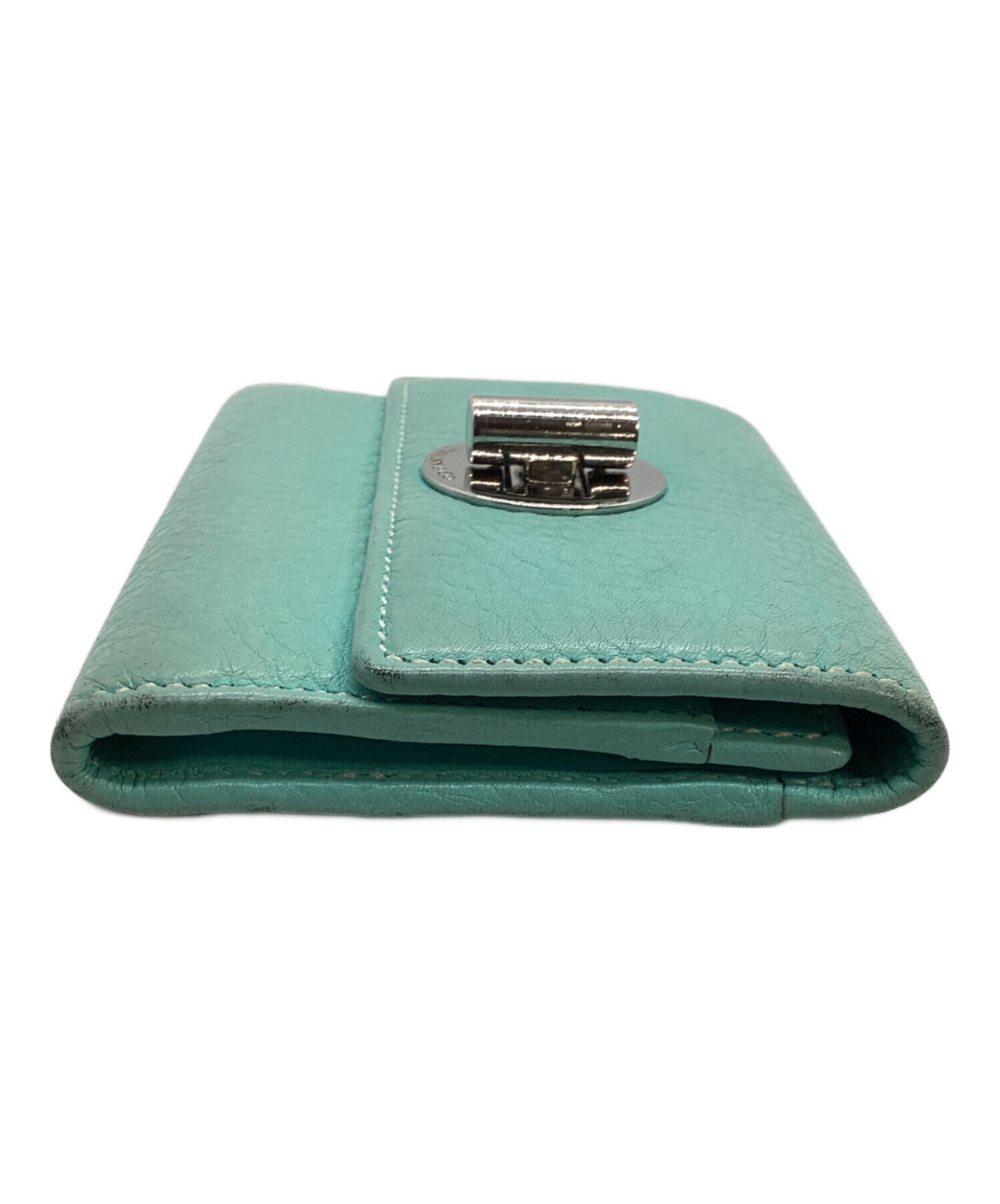 中古・古着通販】TIFFANY & Co. (ティファニー) コインケース ブルー 