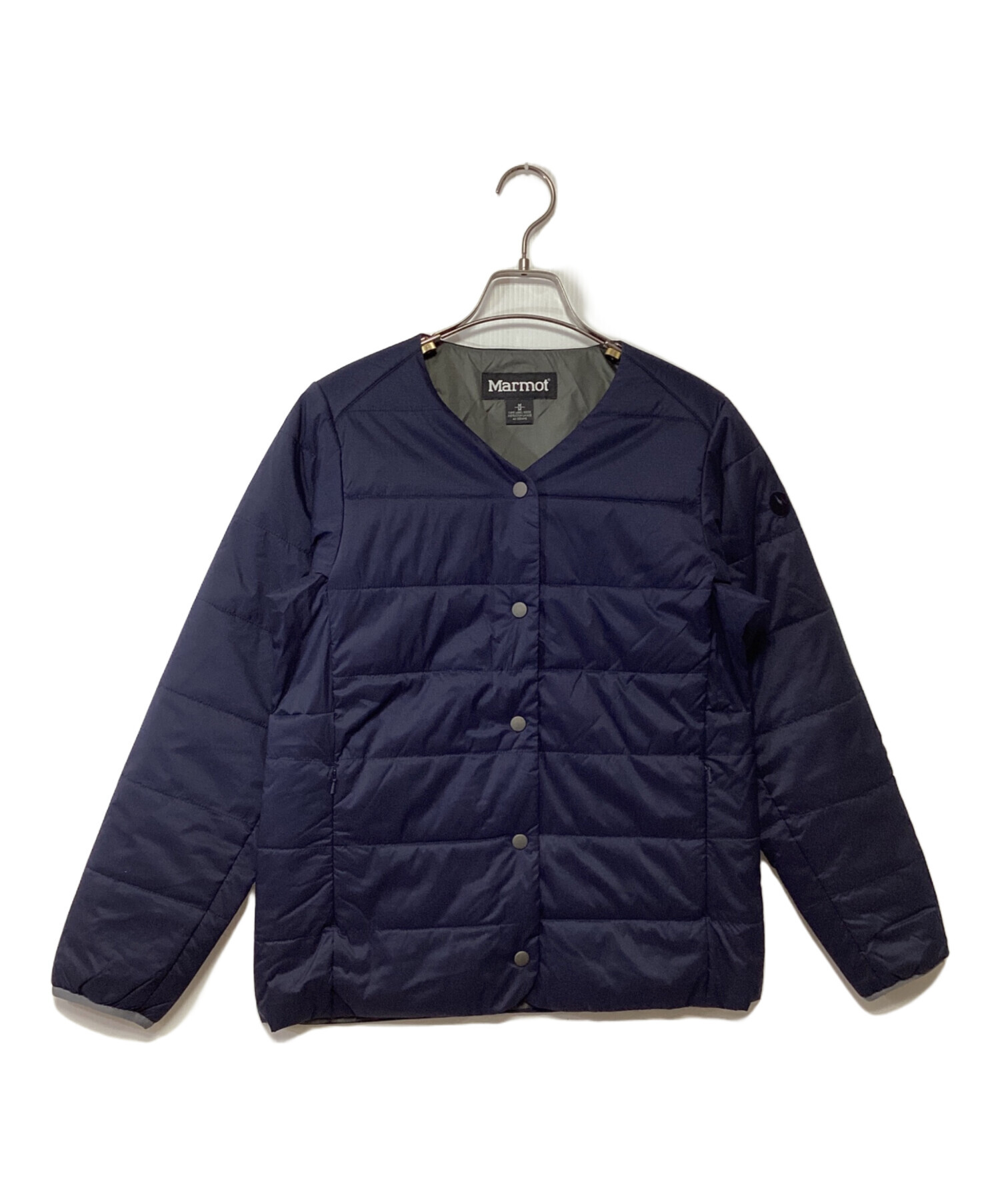 中古・古着通販】MARMOT (マーモット) 中綿ジャケット ネイビー サイズ 