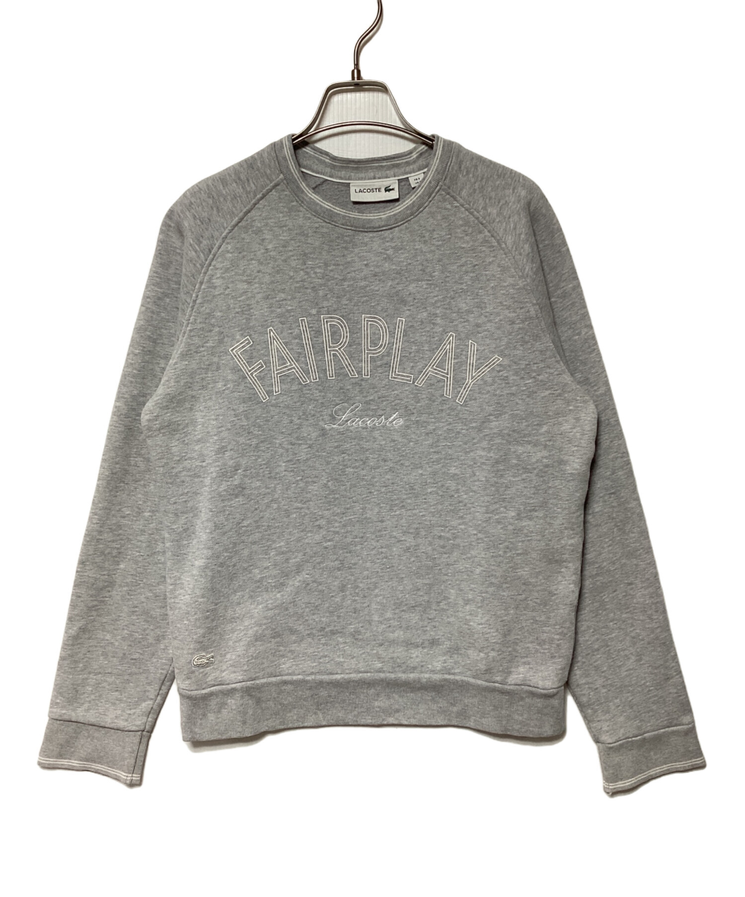 中古・古着通販】LACOSTE (ラコステ) スウェット ライトグレー サイズ