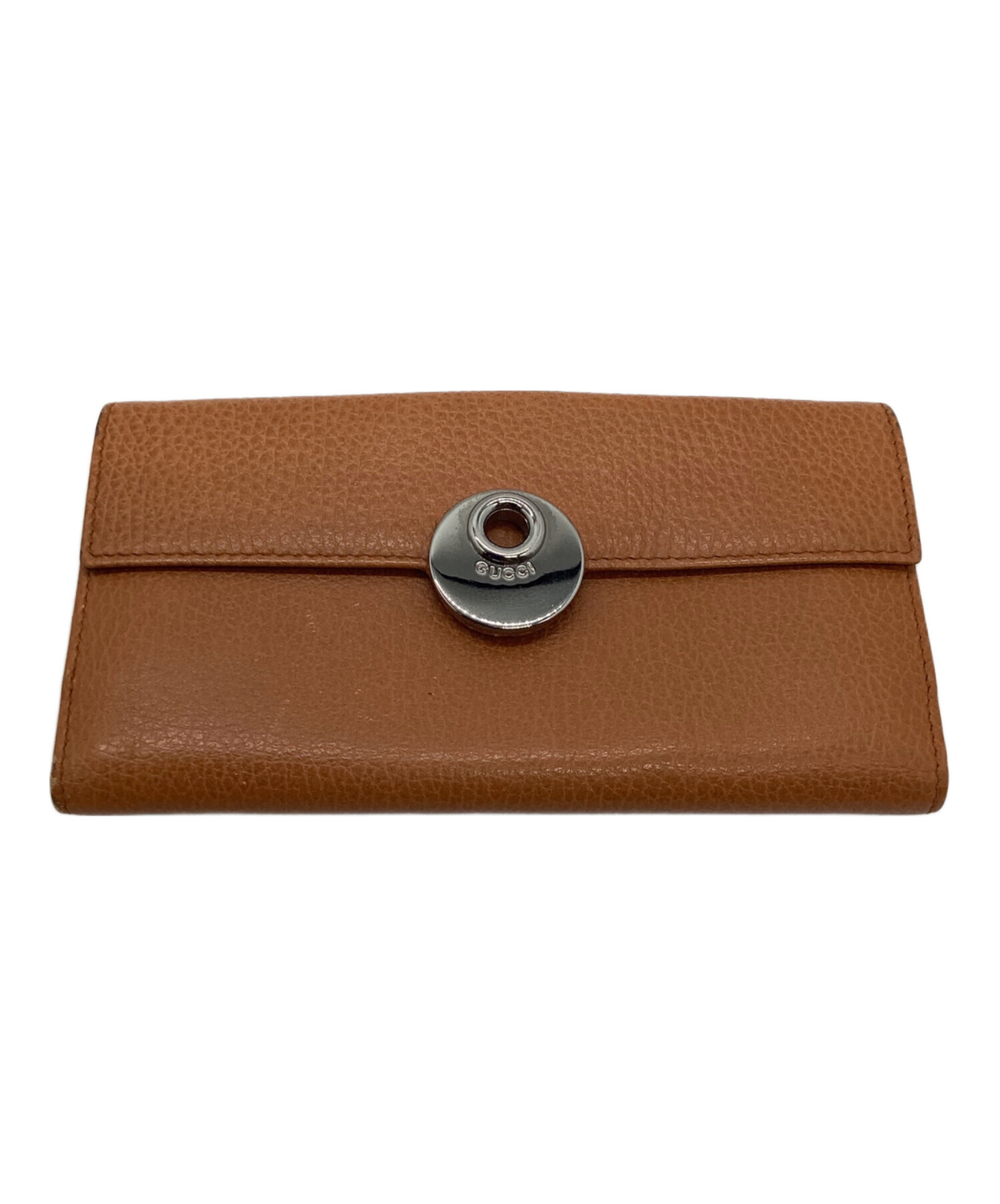 中古・古着通販】GUCCI (グッチ) 長財布 ブラウン|ブランド・古着通販 中古・古着通販】GUCCI (グッチ) 長財布 ブラウン|ブランド・古着通販
