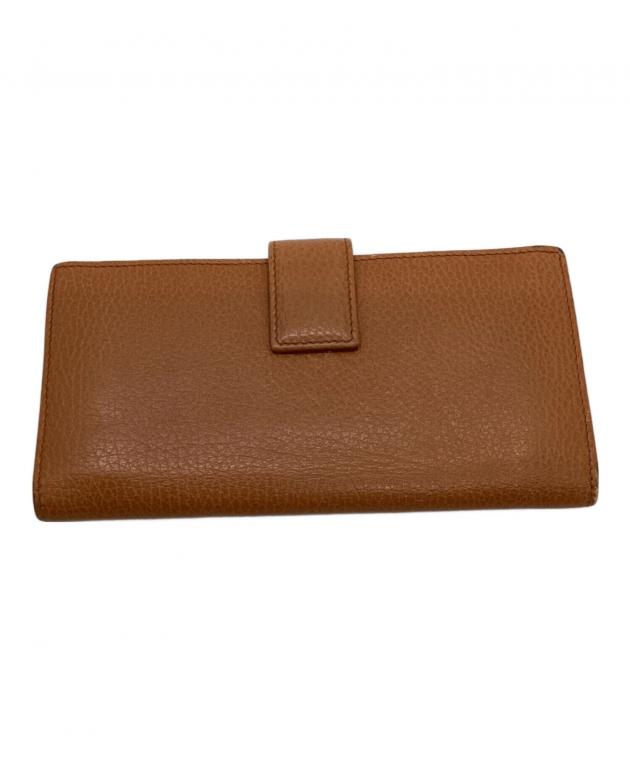 中古・古着通販】GUCCI (グッチ) 長財布 ブラウン｜ブランド・古着通販
