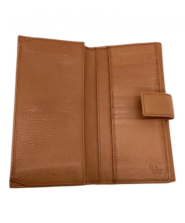 中古・古着通販】GUCCI (グッチ) 長財布 ブラウン｜ブランド・古着通販