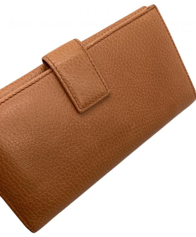 中古・古着通販】GUCCI (グッチ) 長財布 ブラウン｜ブランド・古着通販