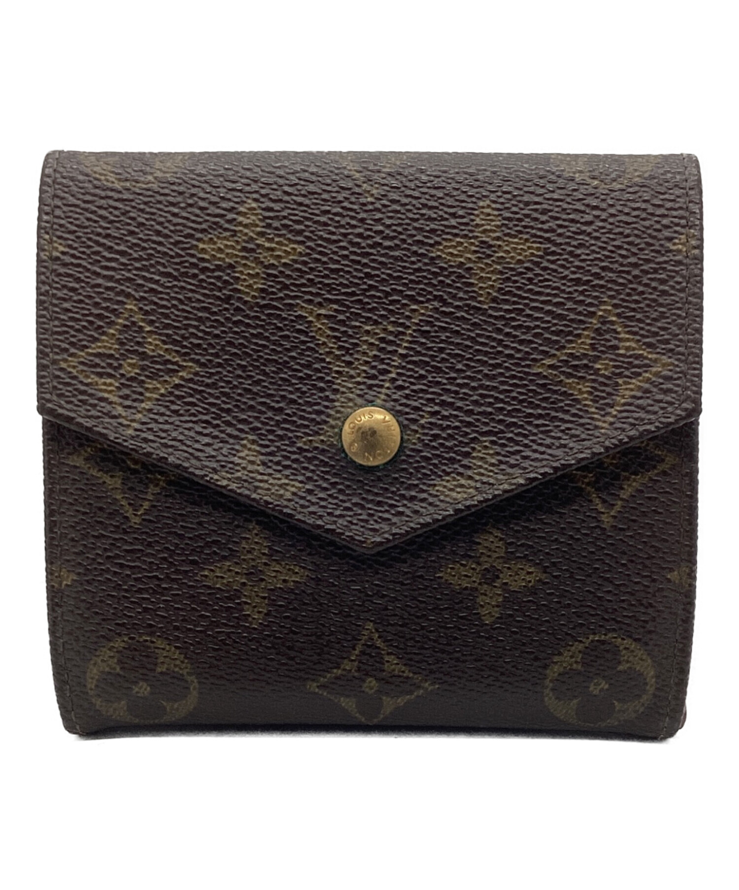 中古・古着通販】LOUIS VUITTON (ルイ ヴィトン) 3つ折り財布 ブラウン