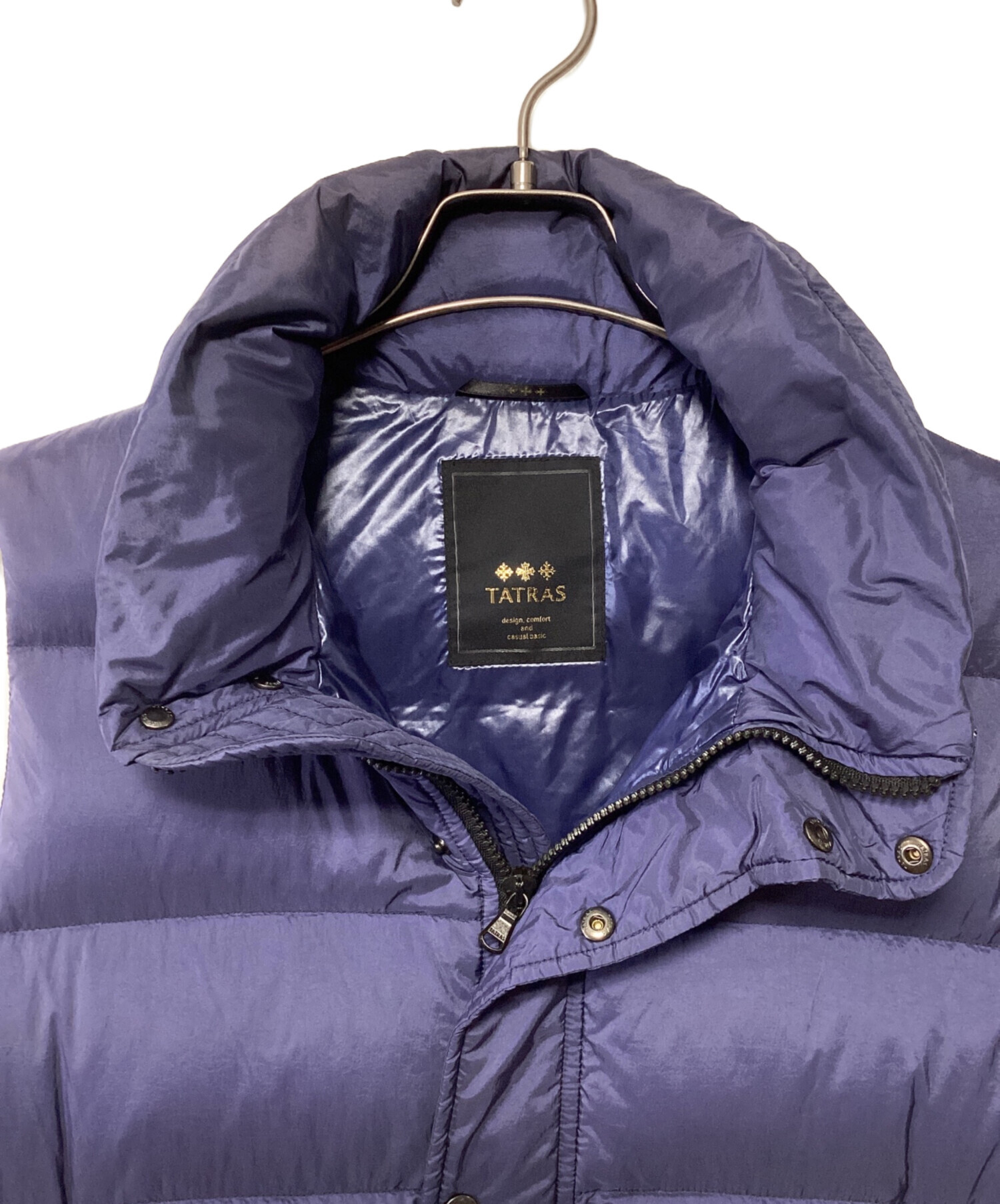 中古・古着通販】TATRAS (タトラス) ダウンベスト ネイビー サイズ:02